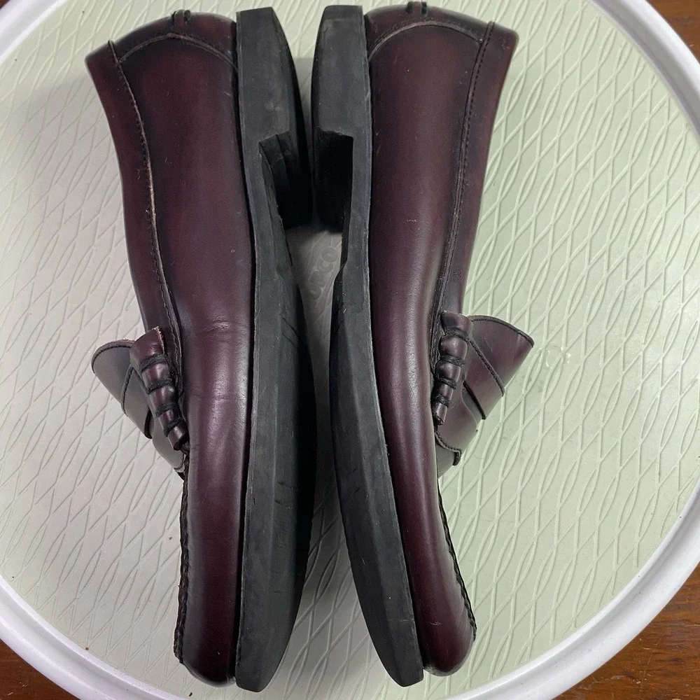 Men's Rockport Penny Loafers Sz.11W Burgundy Slip-On Shoes Comfort‎ DMX Wedding